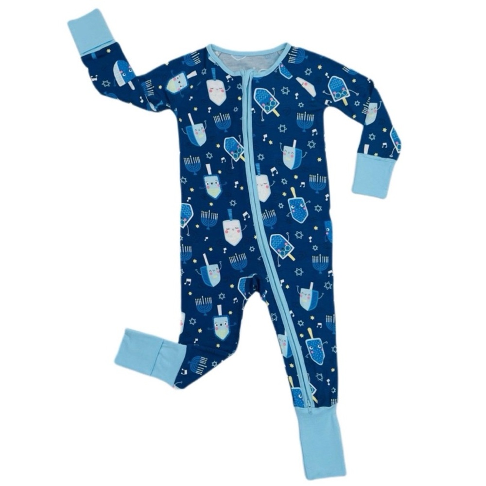 Little Sleepies Dancing Dreidels Zippy 18-24m